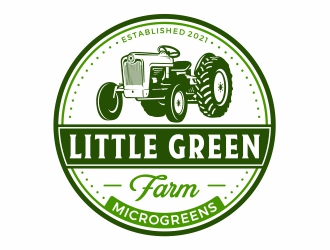 Little Green Farm logo design by Mardhi