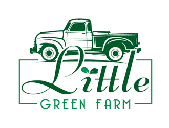 Little Green Farm logo design by gogo