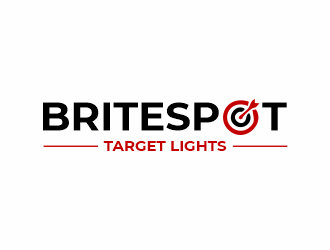 BriteSpot Target Lights logo design by Girly