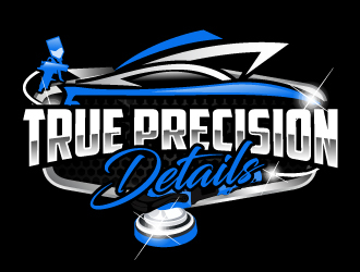 True Precision Details  logo design by ElonStark