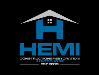 Hemi construction&restoration logo design by rief