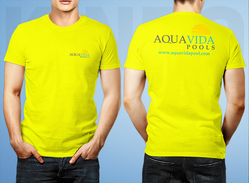 AquaVida Pools logo design by Kindo