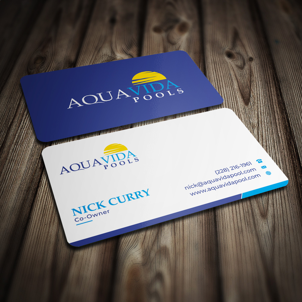 AquaVida Pools logo design by imagine