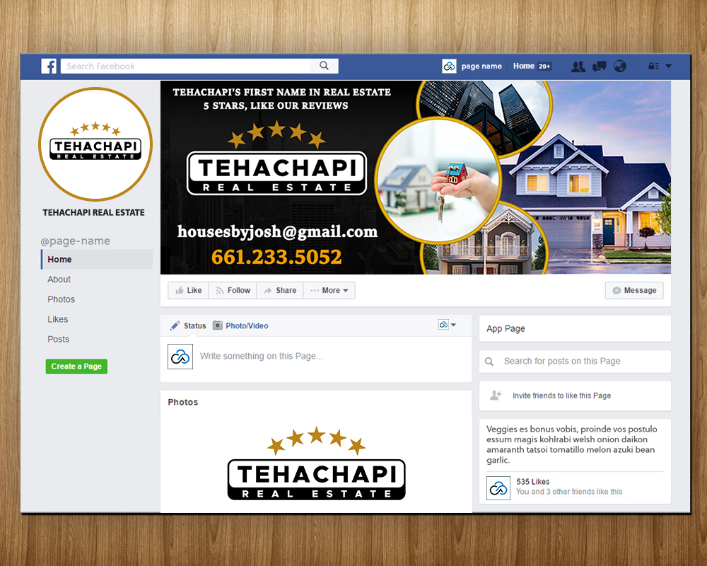 Tehachapi Real Estate  logo design by MastersDesigns