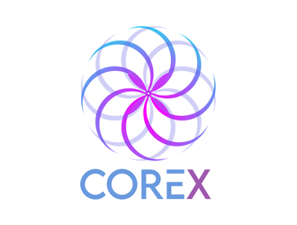 CoreX logo design by kunejo
