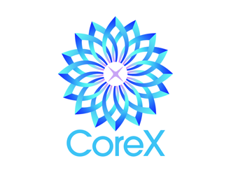 CoreX logo design by kunejo
