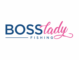 Boss Lady Fishing logo design by hidro