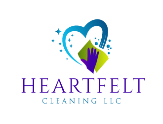 Heartfelt Cleaning LLC logo design by SOLARFLARE