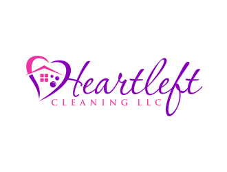Heartfelt Cleaning LLC logo design by ingepro