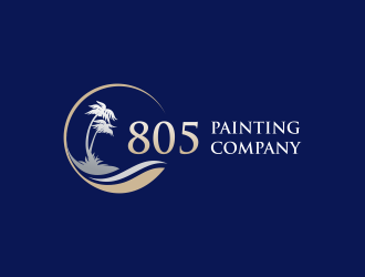 805 Painting Company Logo Design
