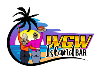 WGW Island Bar logo design by DreamLogoDesign