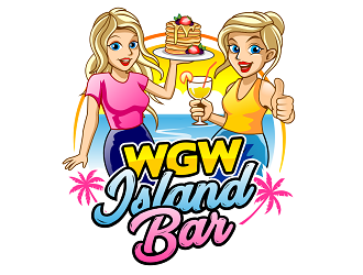 WGW Island Bar logo design by haze