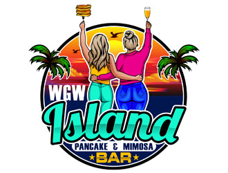 WGW Island Bar logo design by DreamLogoDesign