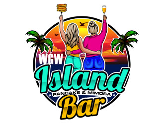 WGW Island Bar logo design by DreamLogoDesign