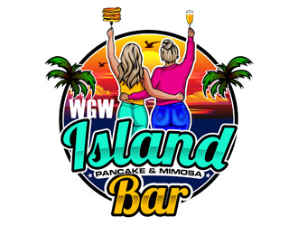 WGW Island Bar logo design by DreamLogoDesign