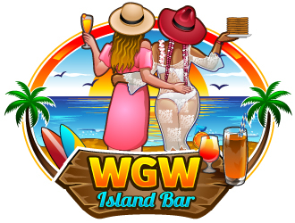 WGW Island Bar logo design by Suvendu