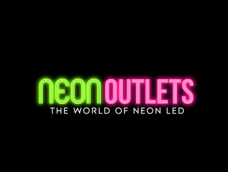 neonoutlets  logo design by MarkindDesign