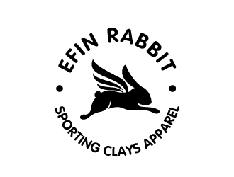 EFIN RABBIT Sporting Clays Apparel logo design by jaize