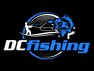 DC fishing logo design by ElonStark