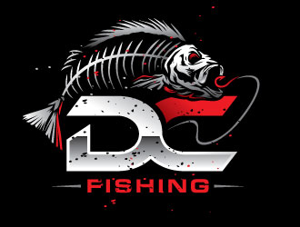 DC fishing logo design by REDCROW