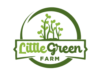 Little Green Farm logo design by M J