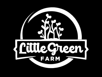 Little Green Farm logo design by M J