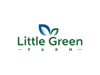 Little Green Farm logo design by Greenlight