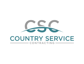 Country Service Contracting logo design by Gedibal