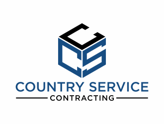 Country Service Contracting logo design by Franky.