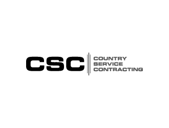Country Service Contracting logo design by Creativeminds