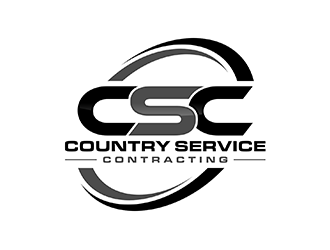 Country Service Contracting logo design by ndaru