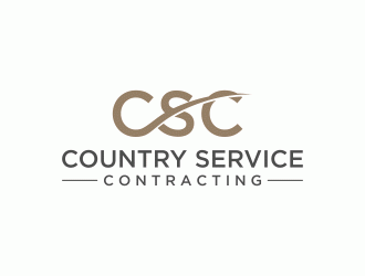 Country Service Contracting logo design by SelaArt