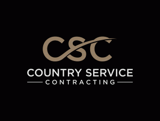Country Service Contracting logo design by SelaArt