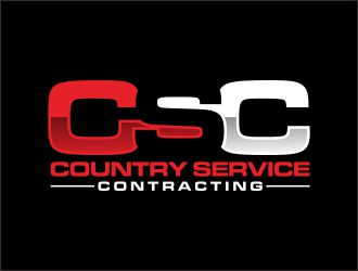 Country Service Contracting logo design by josephira