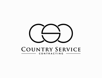 Country Service Contracting logo design by DuckOn