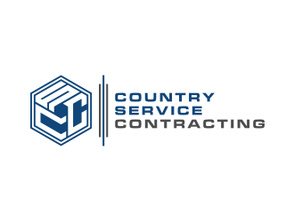 Country Service Contracting logo design by Zhafir