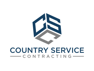 Country Service Contracting logo design by mukleyRx