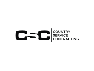 Country Service Contracting logo design by mbamboex