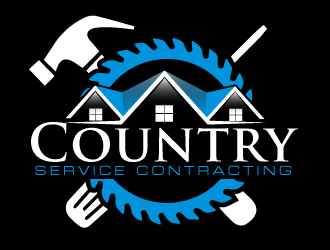 Country Service Contracting logo design by ElonStark