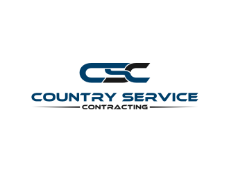 Country Service Contracting logo design by larasati