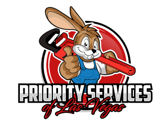Priority Services of Las Vegas logo design by ElonStark
