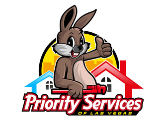 Priority Services of Las Vegas logo design by DreamLogoDesign