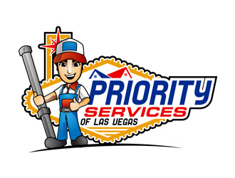 Priority Services of Las Vegas logo design by DreamLogoDesign