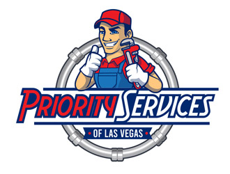 Priority Services of Las Vegas logo design by DreamLogoDesign