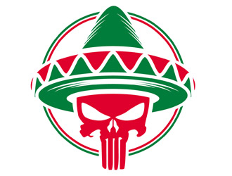 Mexican Punisher logo design by DreamLogoDesign