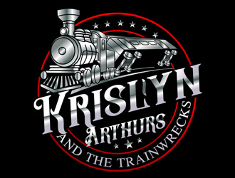 Krislyn Arthurs and The TrainWrecks logo design by DreamLogoDesign