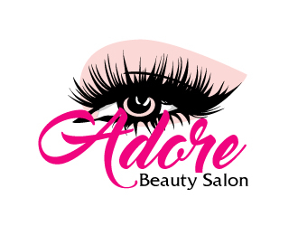 Adore Beauty Salon logo design by ElonStark