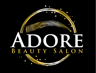 Adore Beauty Salon logo design by ElonStark