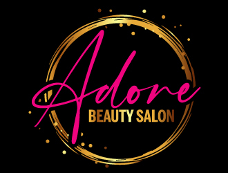 Adore Beauty Salon logo design by ElonStark