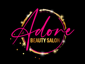 Adore Beauty Salon logo design by ElonStark